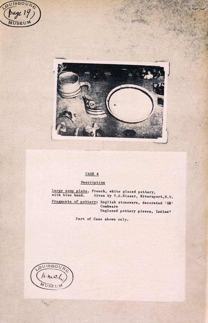 Museum Catalogue - Case 4